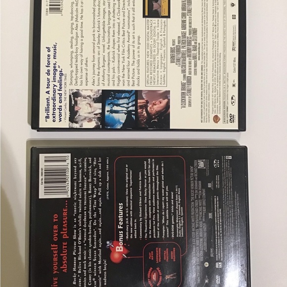 2 vintage Halloween dvds rocky horror picture show and clockwork orange - Picture 5 of 6